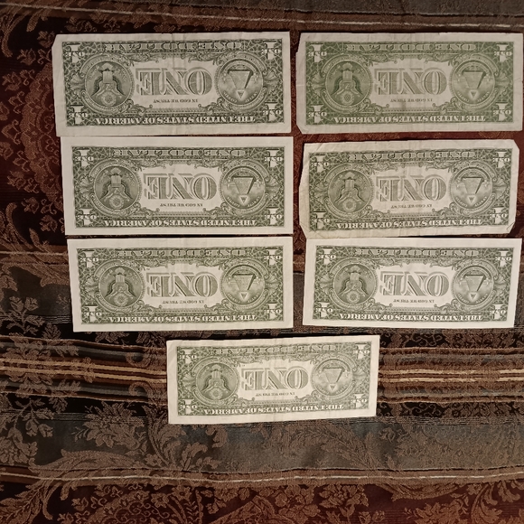 14 Different STAR NOTE ** $1 Dollar Bills Most In Circulated Condition See Pics - Picture 9 of 16